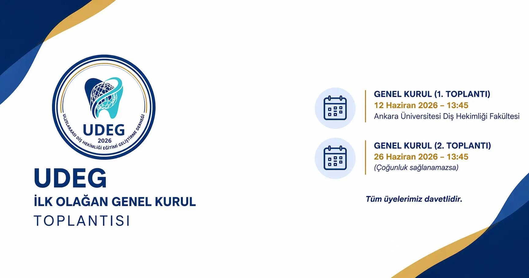 UDEG İlk Olağan Genel Kurul Toplantısını Gerçekleştiriyor